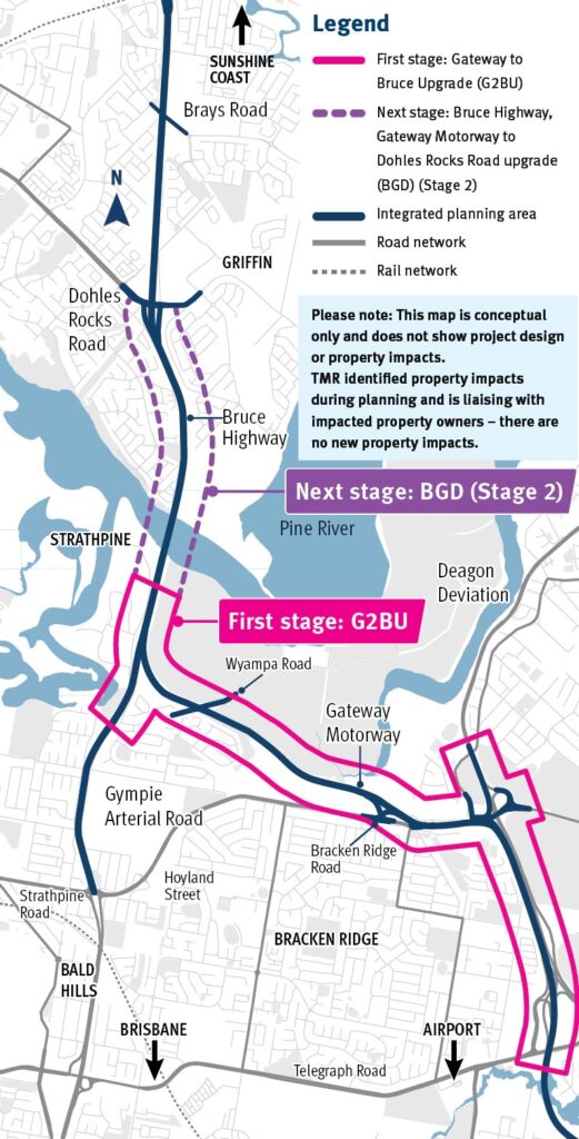 Gateway Motorway Upgrade from Bracken Ridge to Pine River Reaches Next ...